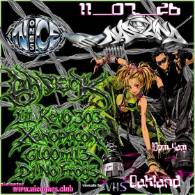 Artwork for NICE ONES X N / A SOUND: Baseck , Lil Kevo 303, GL00M13, Xanopticon, NO FROGS